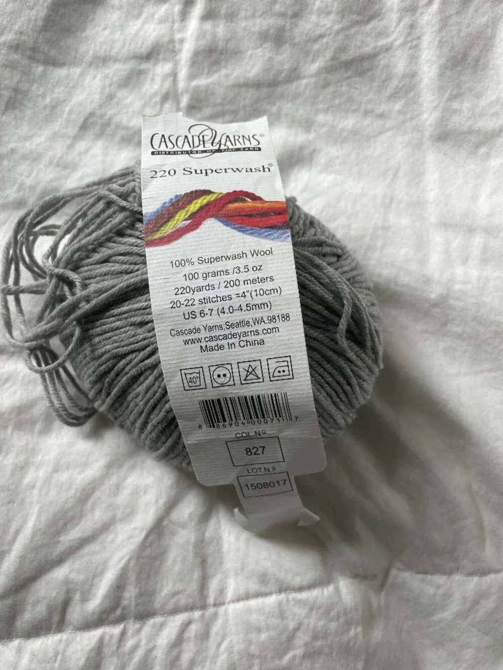 Cascade Yarns 220 Superwash Wool Worsted Weight Yarn